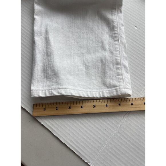 J BRAND Jeans Womens Size 32 White Denim Bootcut Mid Rise Classic Casual Coastal - Picture 13 of 13